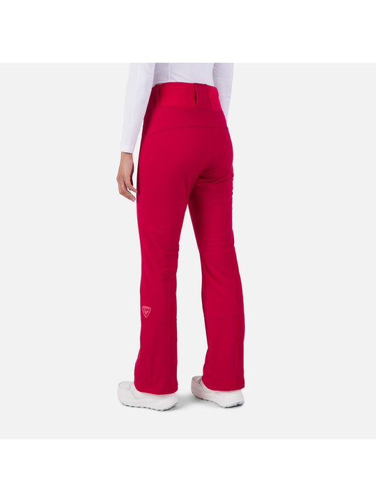 Spodnie narciarskie damskie Rossignol W Ski Softshell Pant czerwony - Adventure Sports
