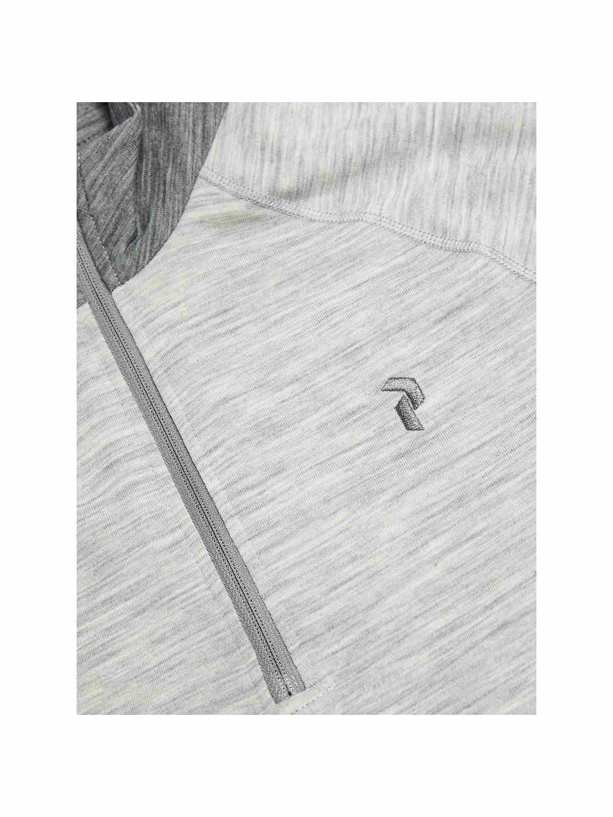 Koszulka termiczna damska PEAK PERFORMANCE Magic Half Zip Wool-blend Baselayer Women szara