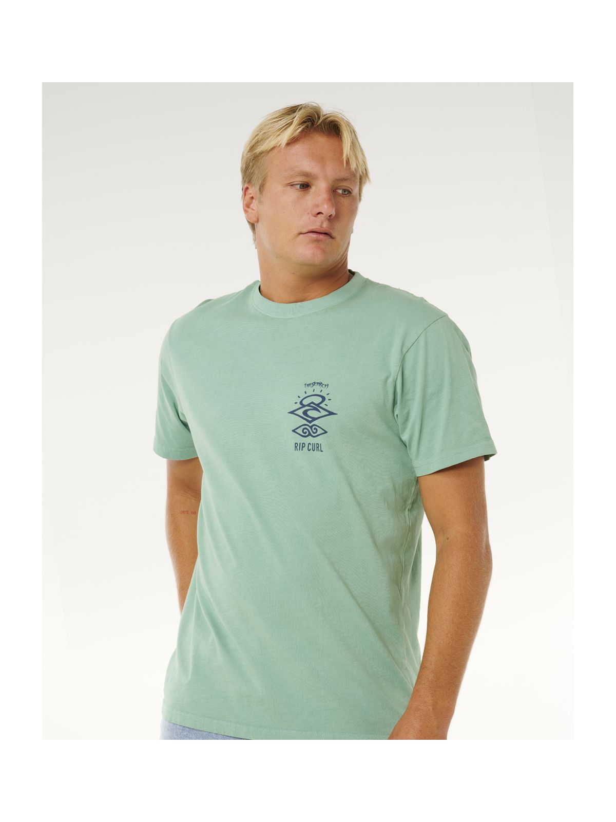 Koszulka męska RIP CURL Search Icon Tee zielona