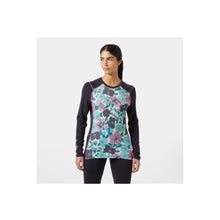 Koszulka damska HELLY HANSEN W Lifa Merino Midweight Graphic Crew multicolor
