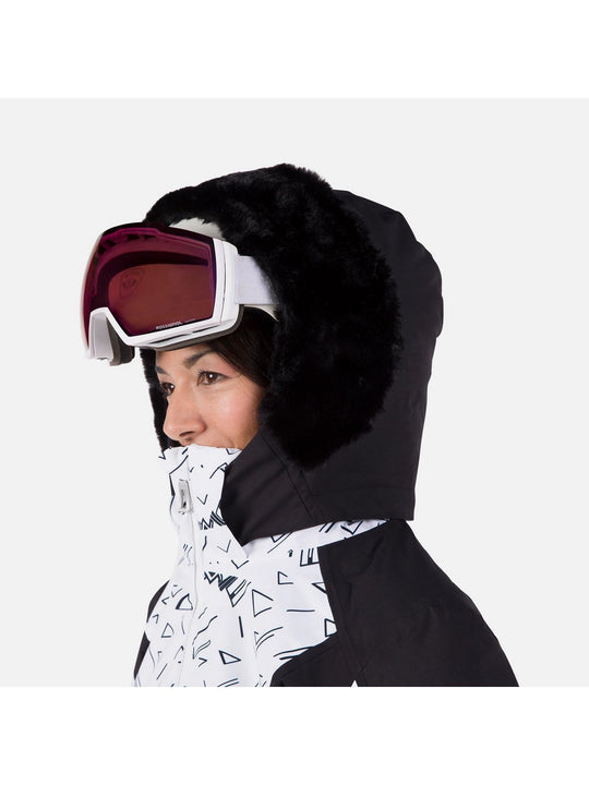 Kurtka damska narciarska Rossignol W Saluver Pr Jkt biały - Adventure Sports
