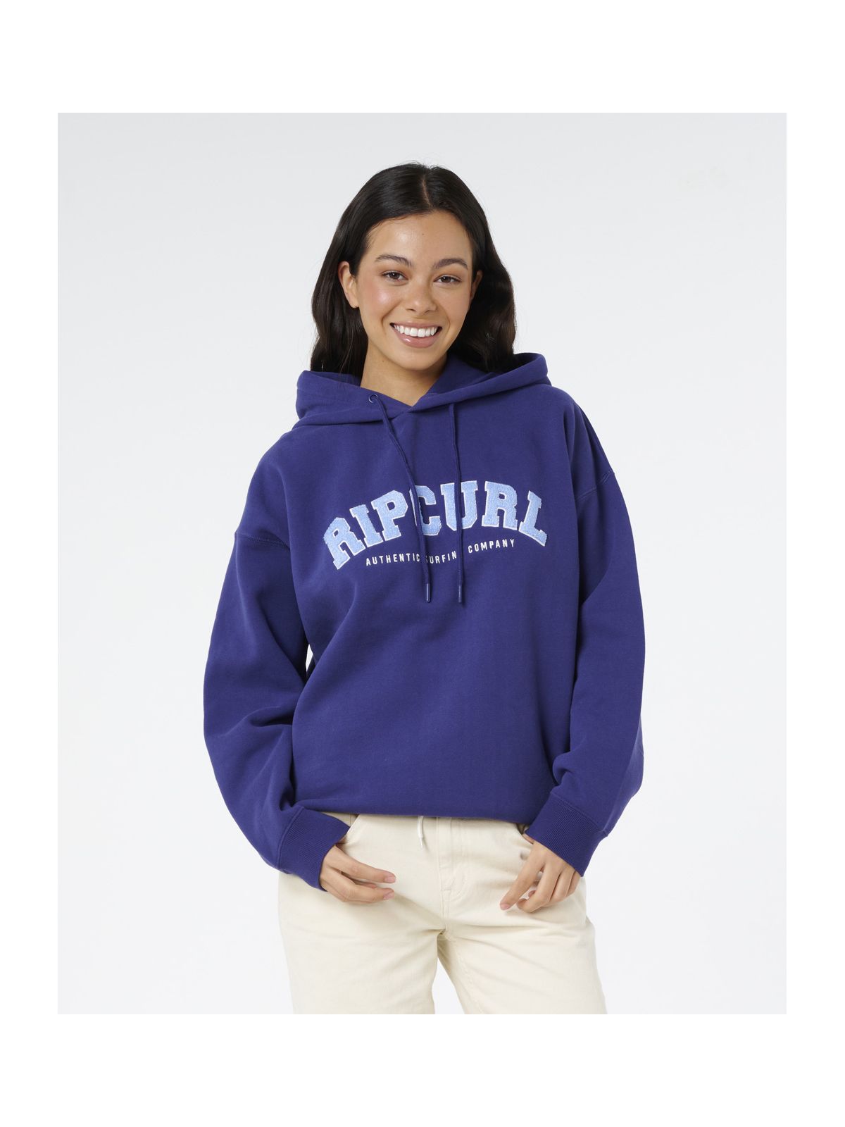 Bluza damska RIP CURL Varsity Hoodie niebieska