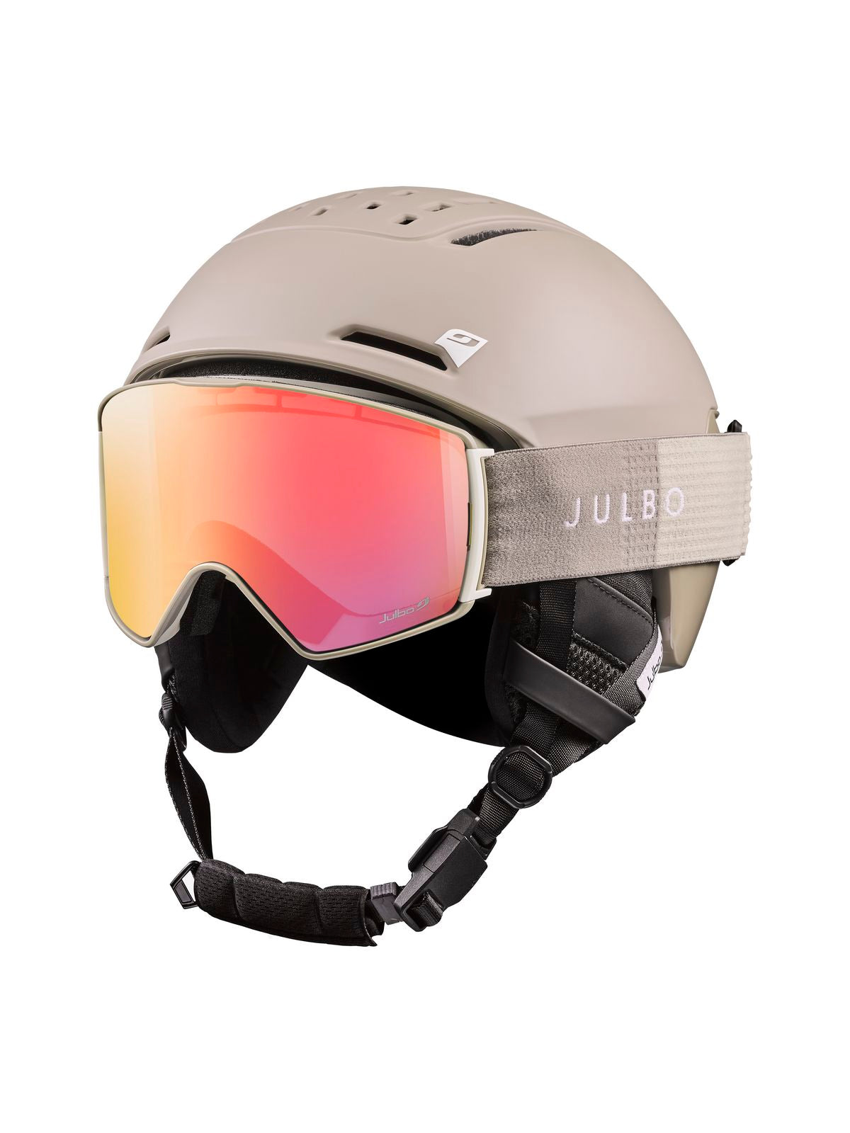 Gogle narciarskie JULBO LAUNCHER beżowe fotochrom Cat 1-3 hi-contrast