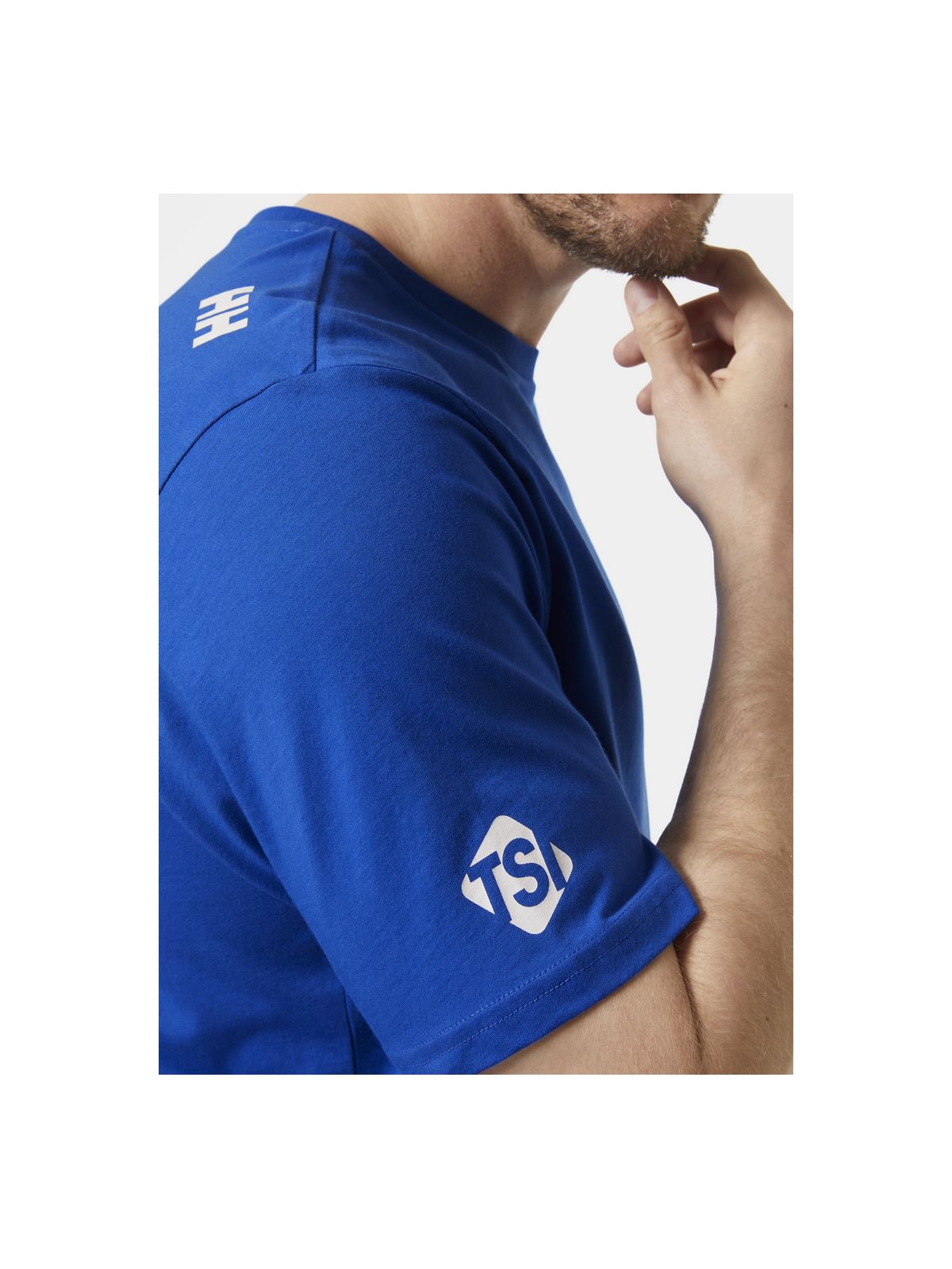 Koszulka HELLY HANSEN Am Cotton T-Shirt niebieski - Adventure Sports