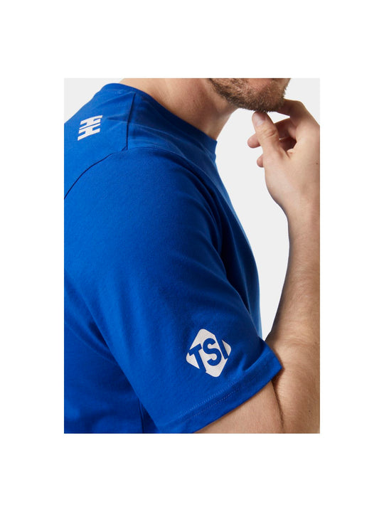 Koszulka HELLY HANSEN Am Cotton T-Shirt niebieski - Adventure Sports
