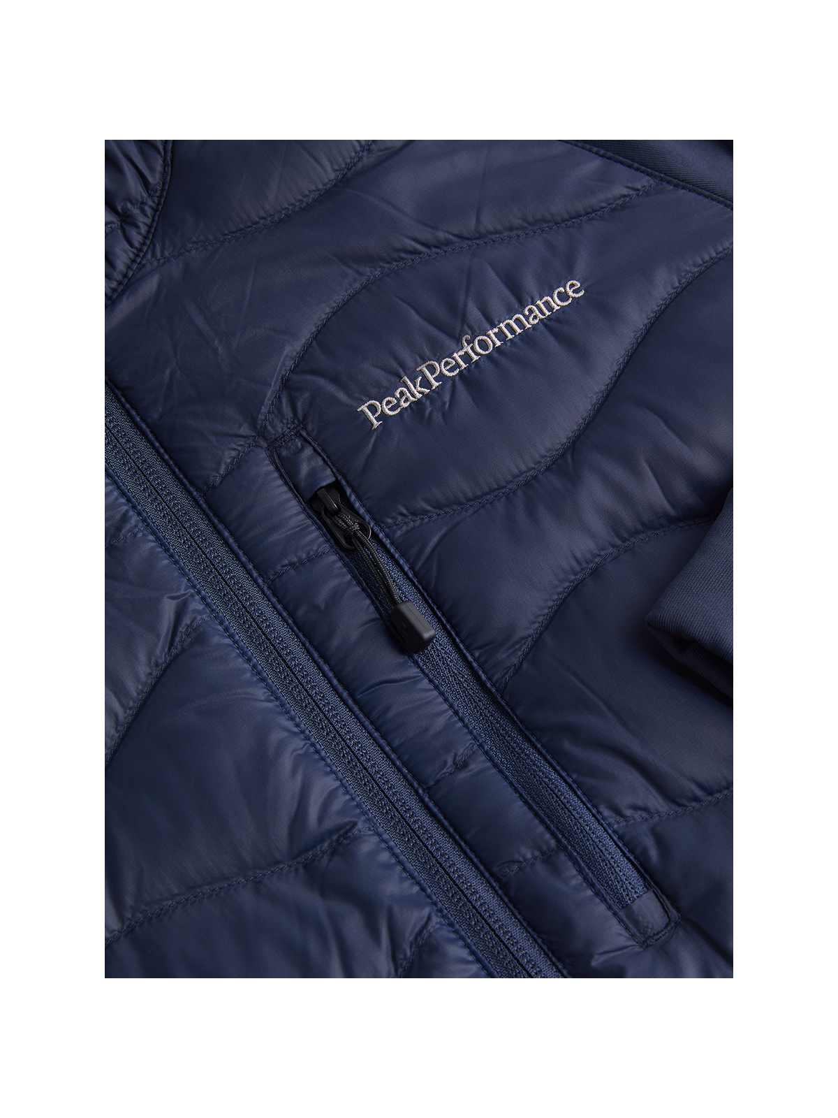 Kurtka puchowa damska Peak Performance W Helium Down Hybrid Jack niebieska - narciarska - Adventure Sports