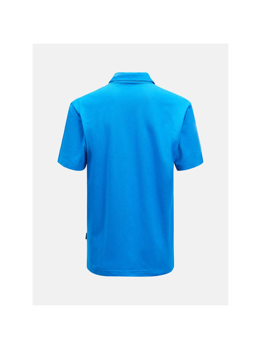 Koszulka PEAK PERFORMANCE Coolmax Cotton Polo Men niebieski - Adventure Sports
