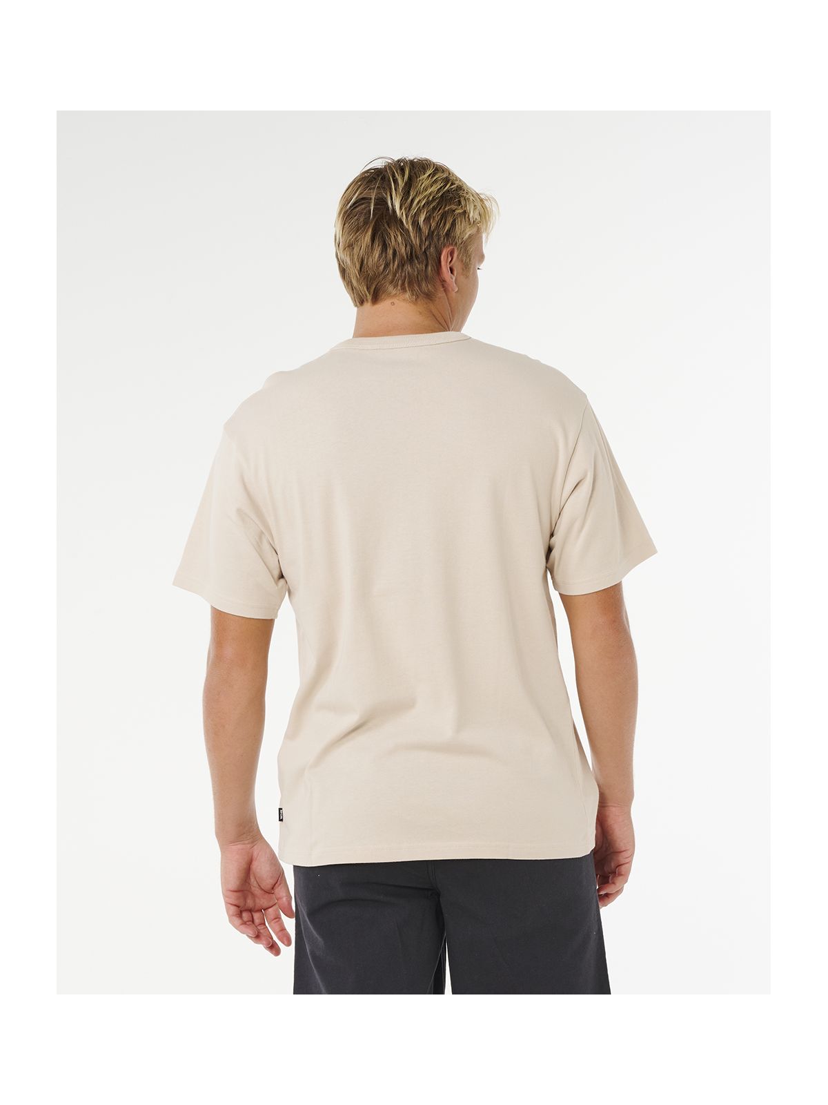 Koszulka męska RIP CURL Premium Surf Wettie Tee beżowa