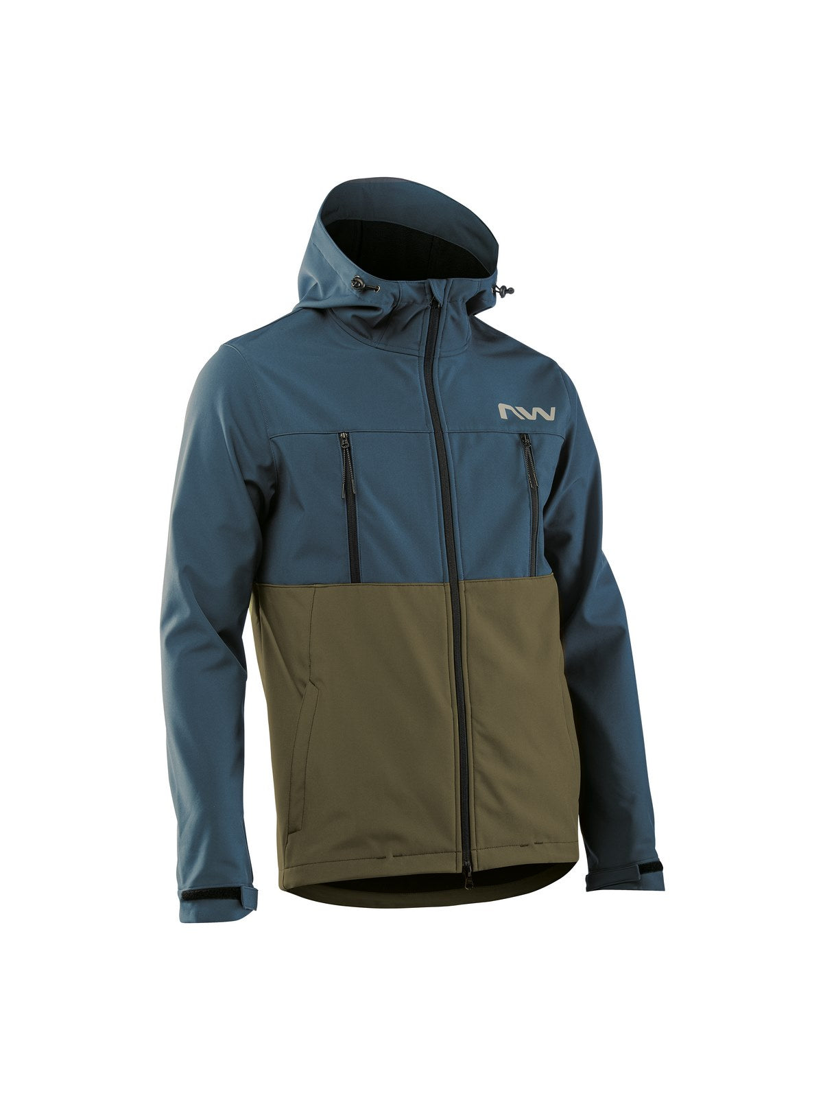 Kurtka rowerowa NORTHWAVE Easy Out Softshell Jacket niebiesko zielony - Adventure Sports