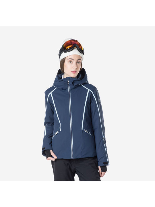Kurtka narciarska damska Rossignol W Flat Jkt granatowy - Adventure Sports
