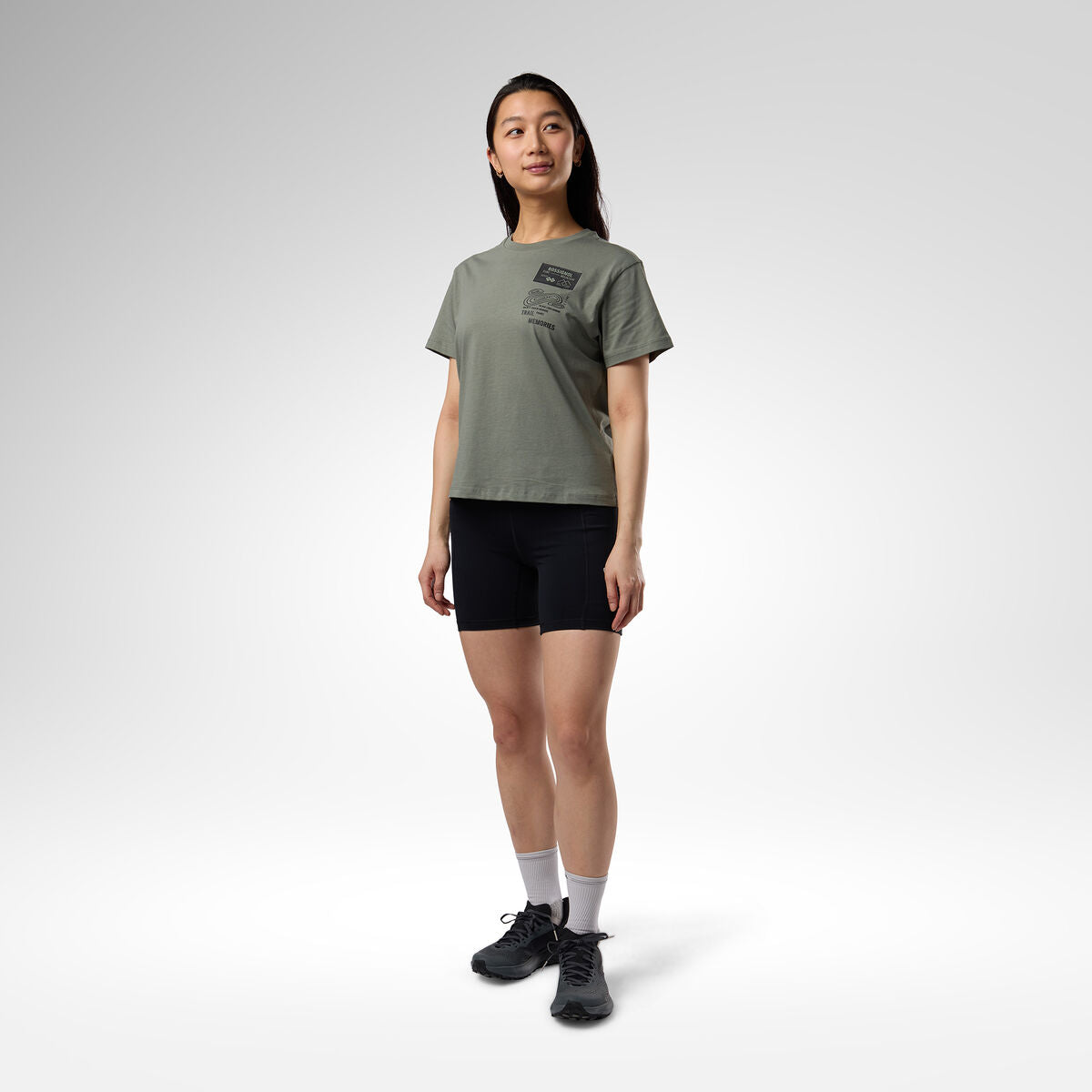 Koszulka damska ROSSIGNOL W Graphic Waterfall Tee zielona