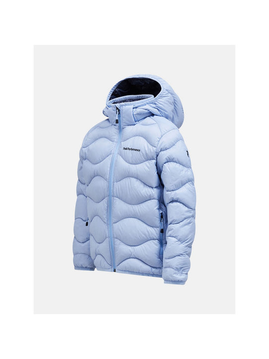 Kurtka Peak Performance Jr Helium Down Hood Jacke niebieski - Adventure Sports
