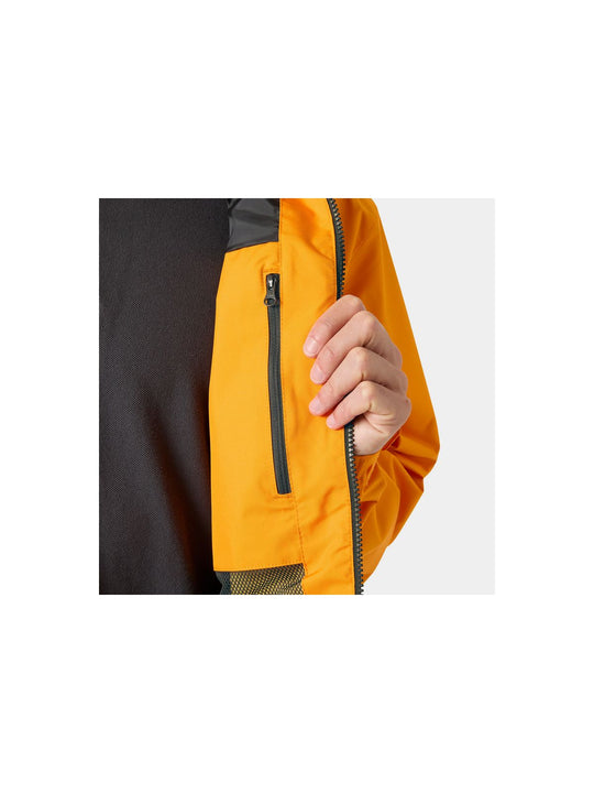 Kurtka męska żeglarska HELLY HANSEN Crew Hooded Jacket 2.0 Pomarańczowa
