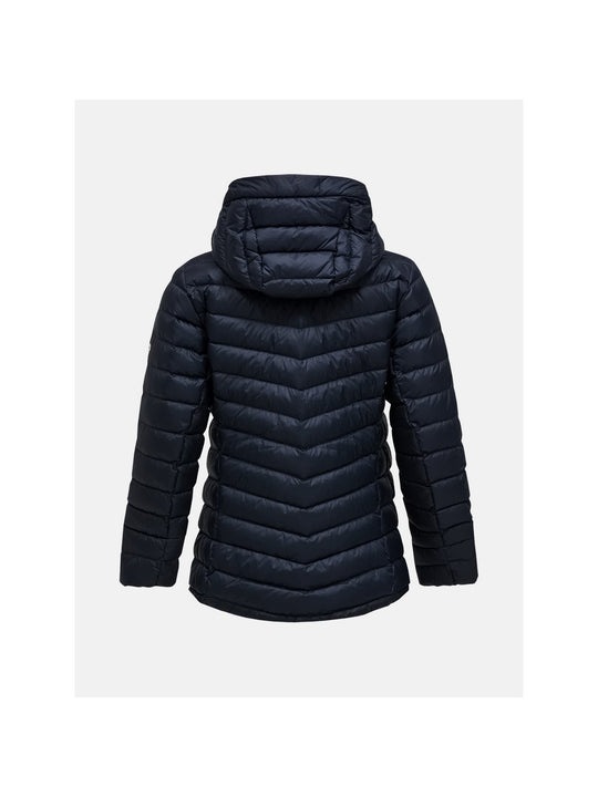 Kurtka puchowa damska PEAK PERFORMANCE W Frost Down Hood Jacket czarna
