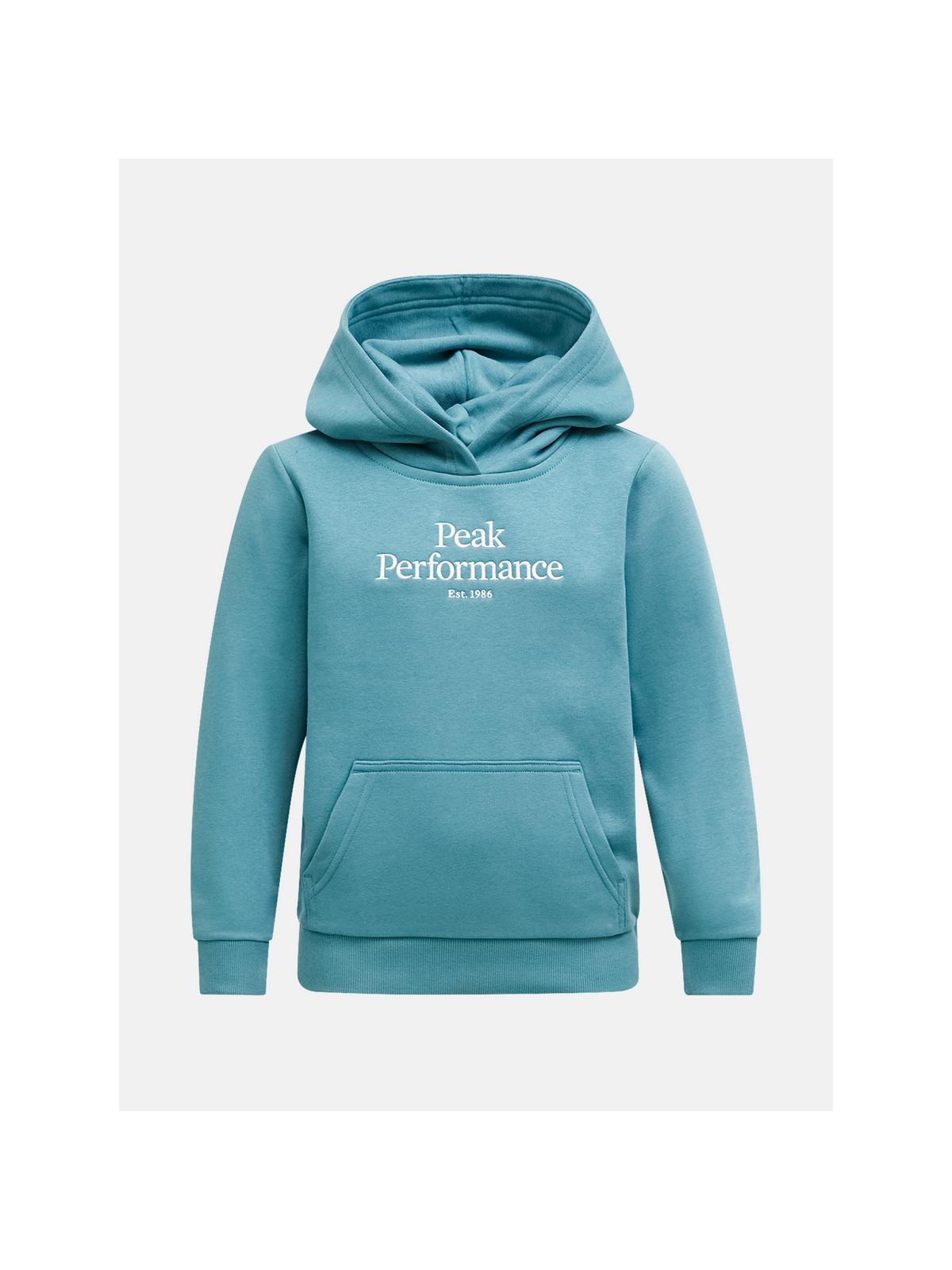 Bluza PEAK PERFORMANCE Original Hood Junior niebieski