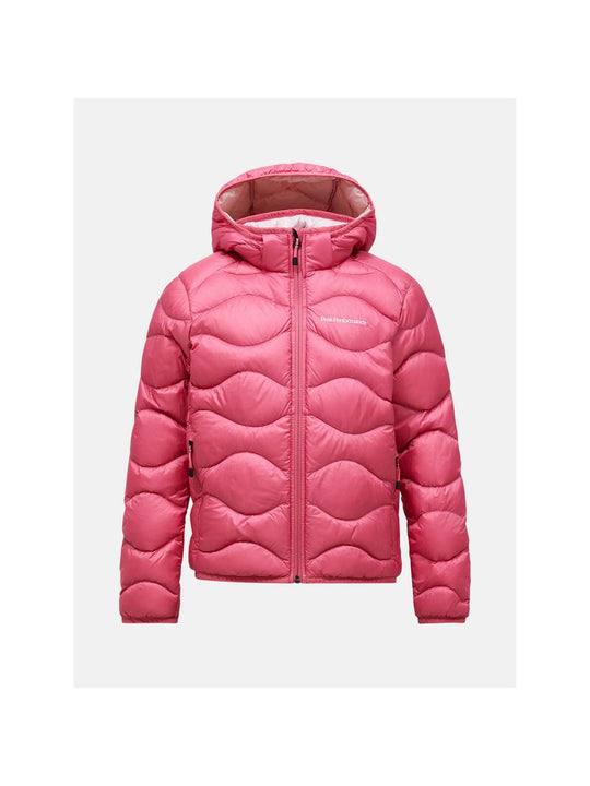 Kurtka puchowa juniorska PEAK PERFORMANCE Helium Down Hood Jacket różowa
