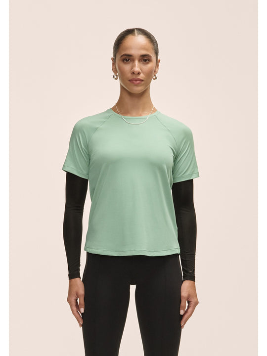 Koszulka treningowa damska Casall Essential Tee zielony
