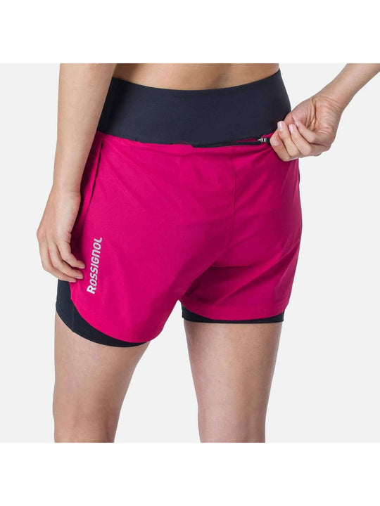 Szorty ROSSIGNOL W Trail Shorts - czerwony - Adventure Sports
