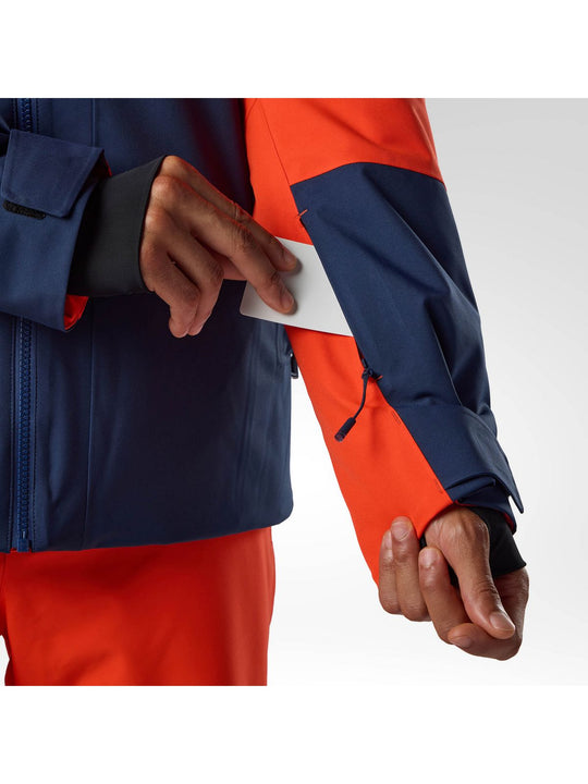 Kurtka narciarska męska ROSSIGNOL Rochrun Insulated Jkt pomaranczowa
