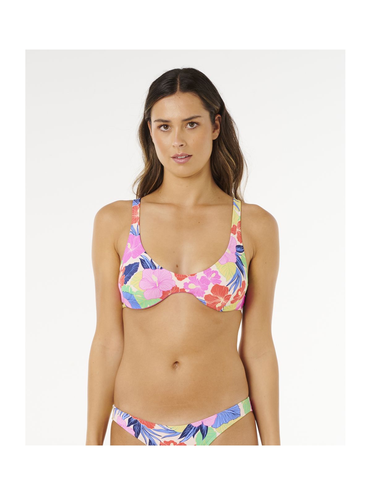 Góra bikini RIP CURL Party Wave Multi Fit Top Multicolor