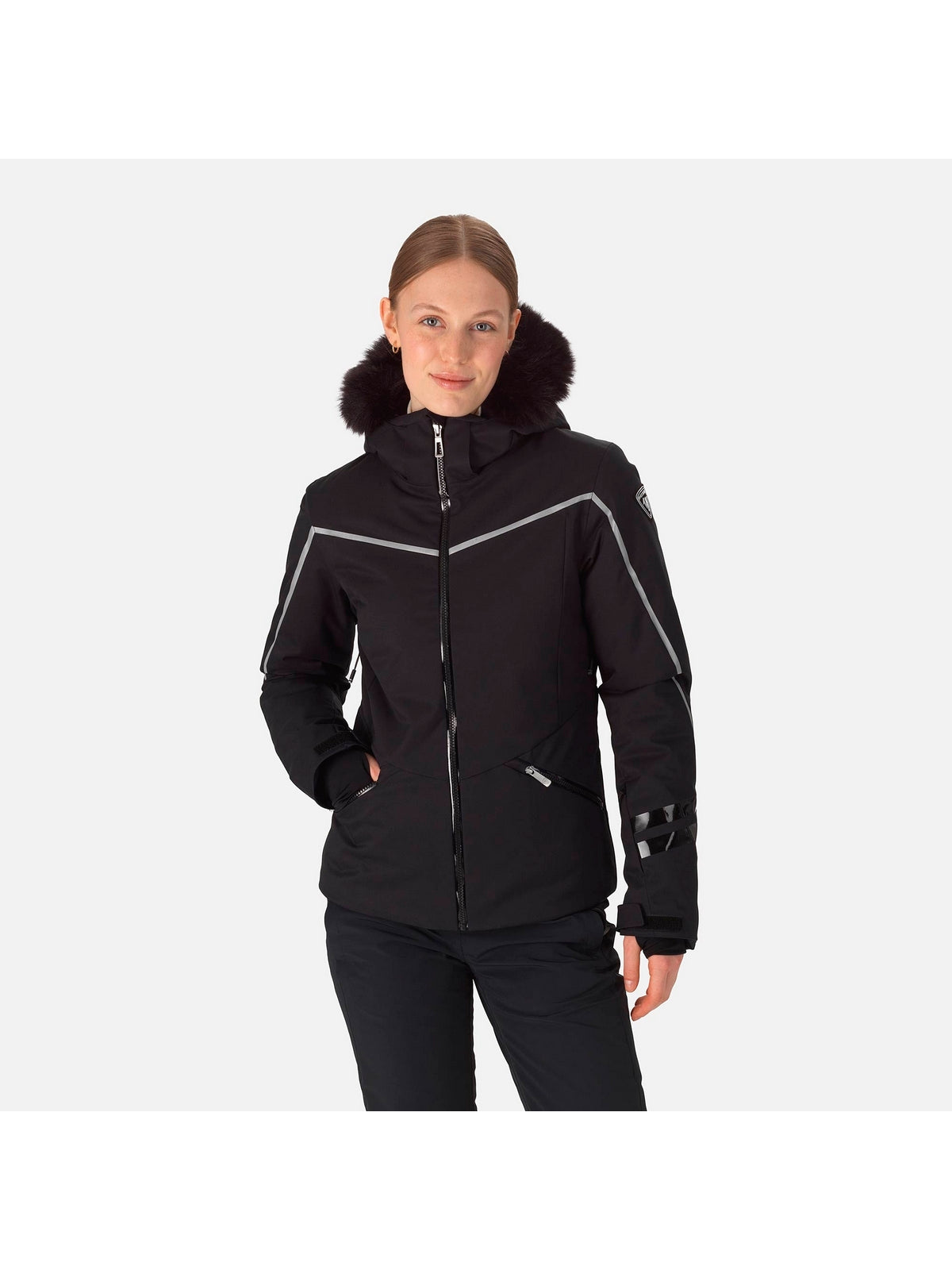 Kurtka narciarska ROSSIGNOL W Ski Jkt czarny - Adventure Sports