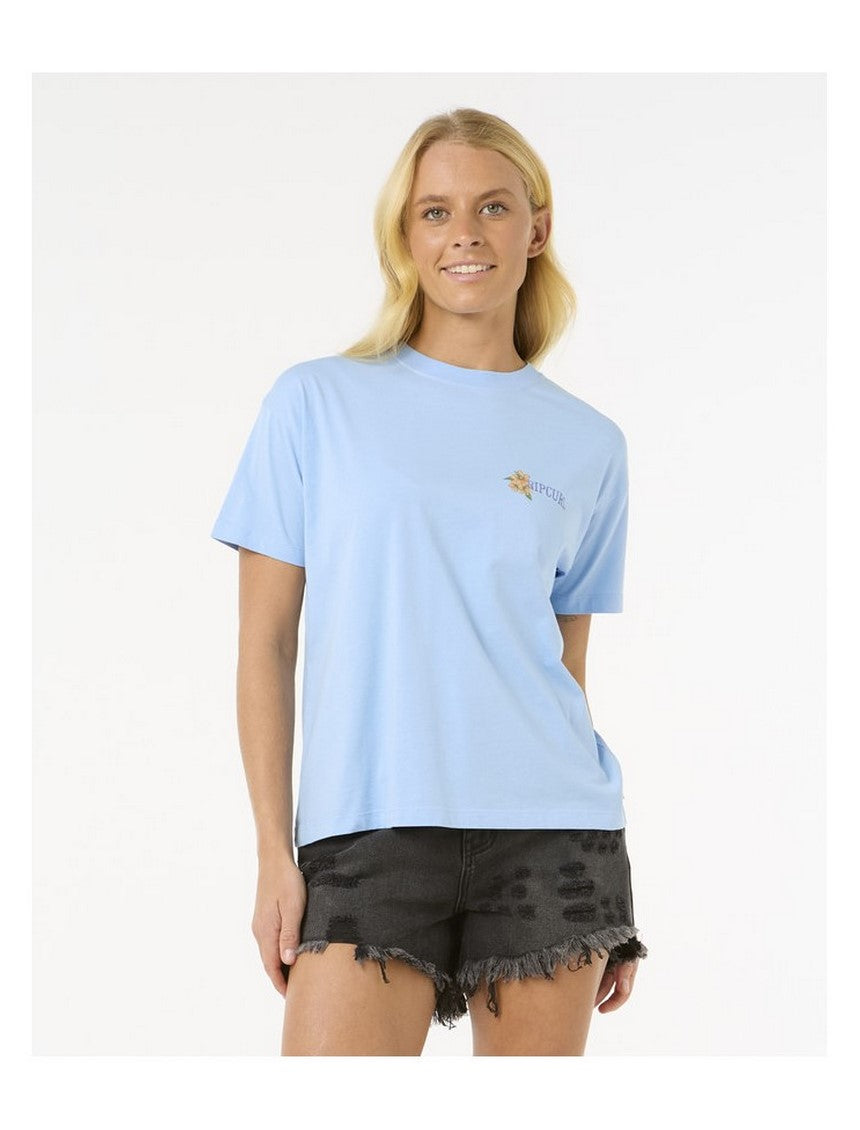 Koszulka RIP CURL La Joya Relaxed Tee niebieski