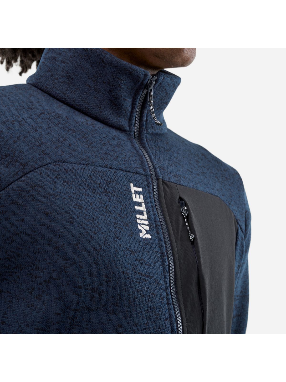 Bluza męska MILLET M Chamonix Knit Jkt M granatowa