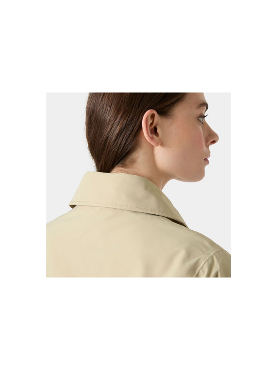 Kurtka damska HELLY HANSEN W Avenue Short Trench Beżowa
