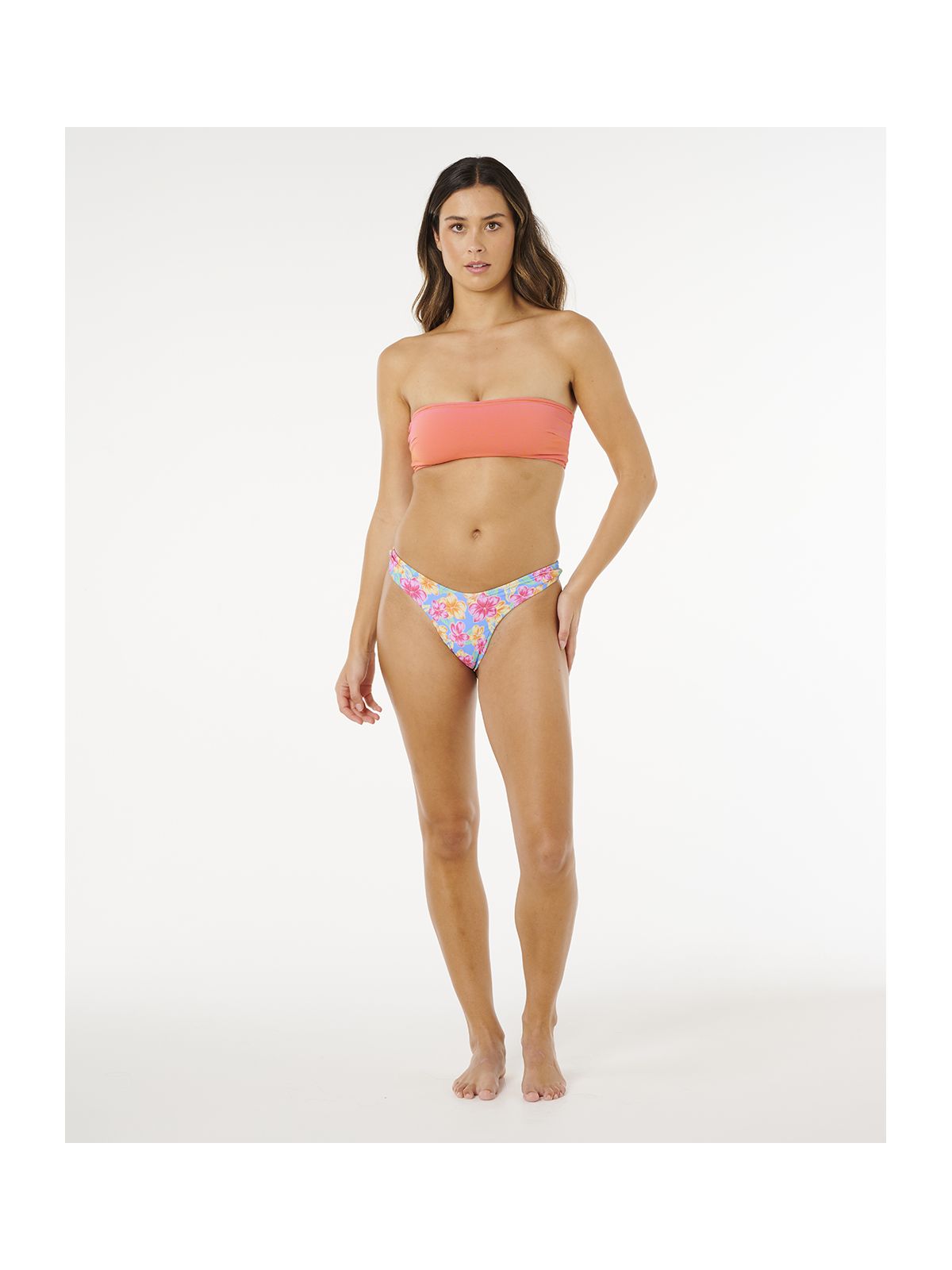 Dół bikini RIP CURL Malibu Cove Revo Bare Pant niebieski