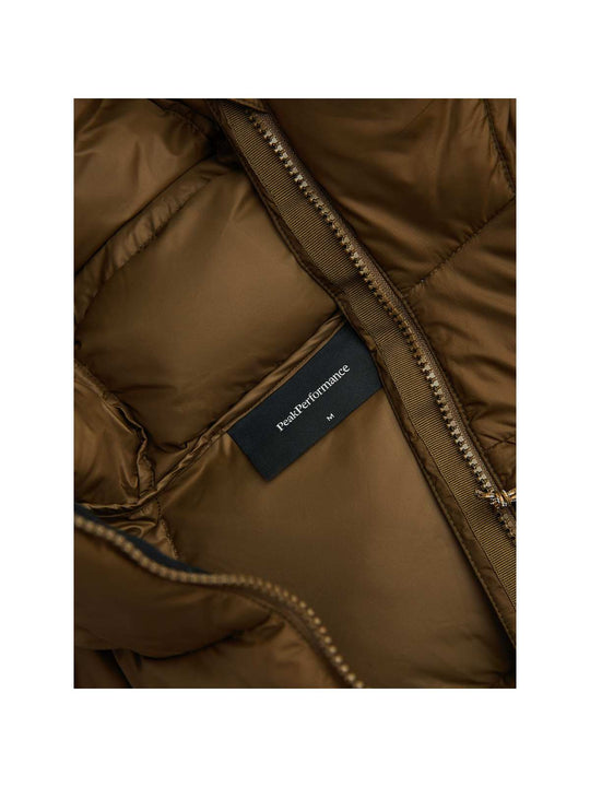 Kurtka puchowa męska PEAK PERFORMANCE Frost Down Puffer Jacket brązowa
