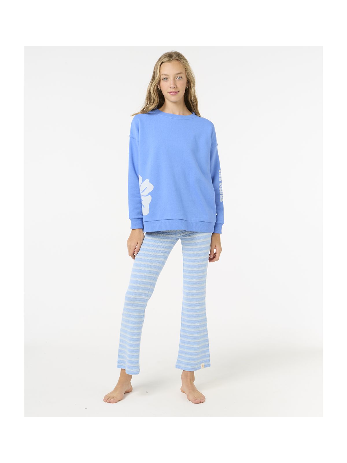 Bluza dziewczęca RIP CURL Bliss Crew-Girl niebieska