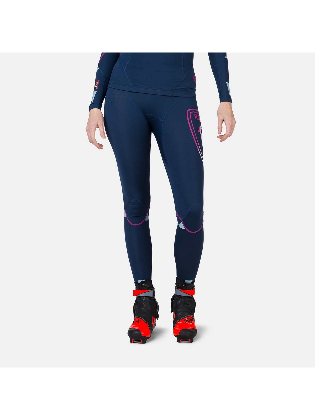 Legginsy Rossignol W Infini Compression Race Tigh granatowy - Adventure Sports