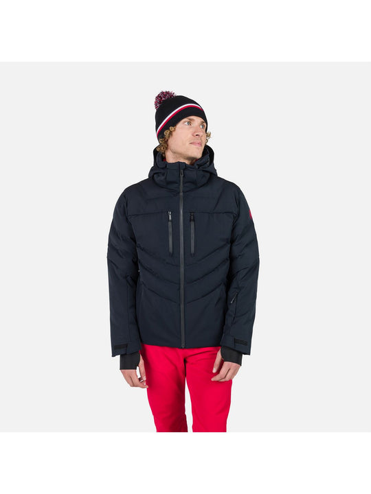 Kurtka z ociepliną syntetyczną męska Rossignol Blackside Puffy Jkt czarny
