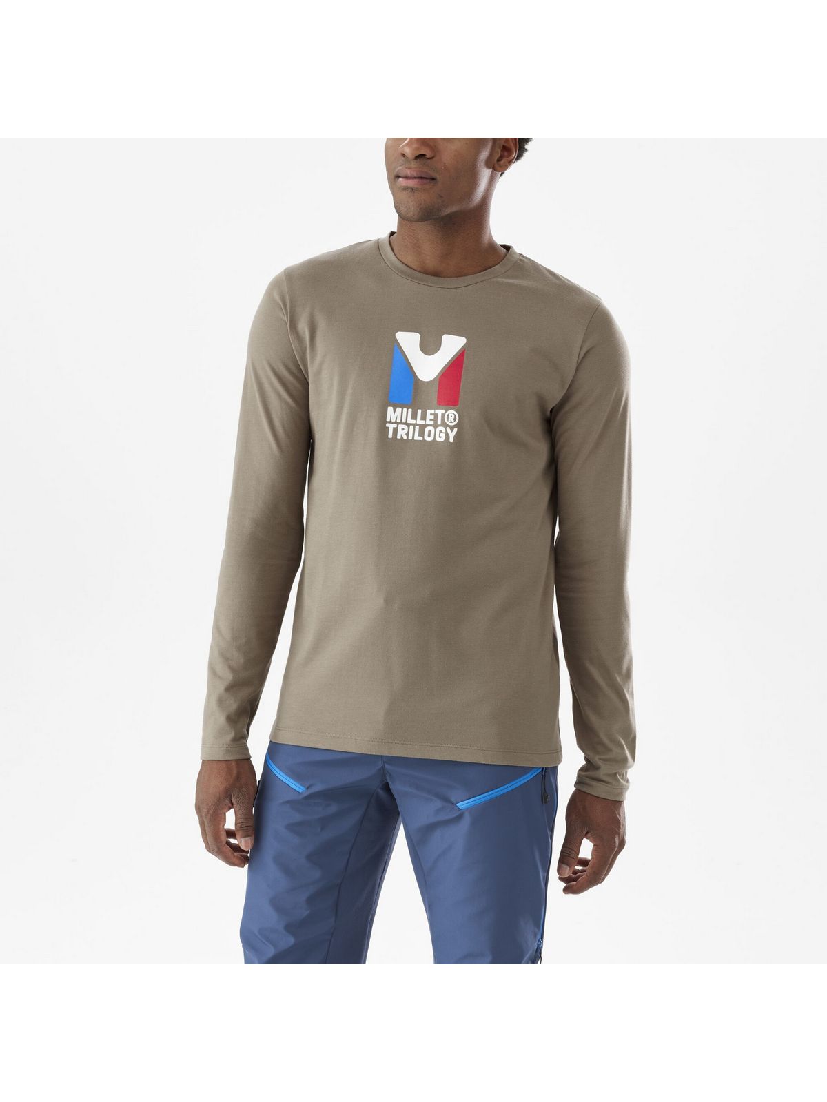 Koszulka MILLET M CHAMONIX TRI TS LS brązowa