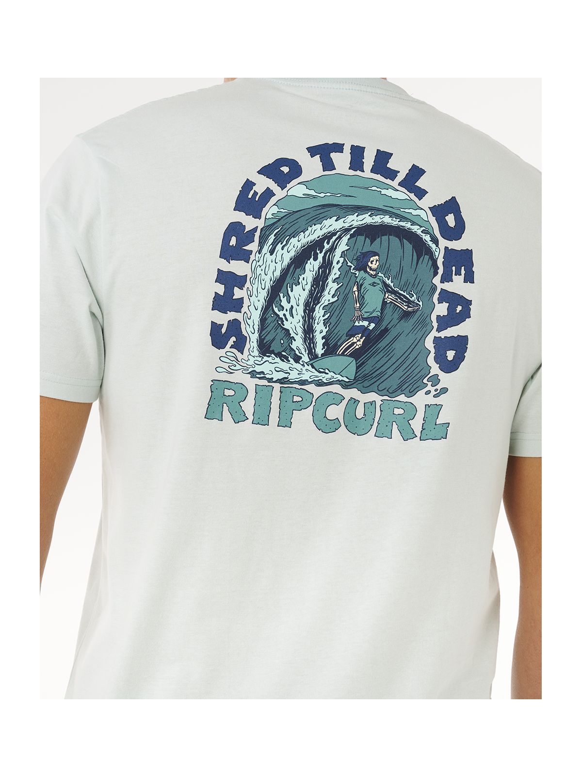 Koszulka męska RIP CURL Shred Til Tee zielona
