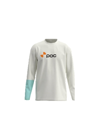 Koszulka longsleeve POC L/S Tee biała