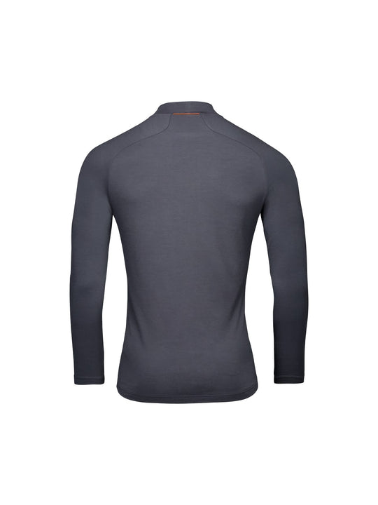 Koszulka narciarska POC M's Layer Merino Mock Neck Jersey szara
