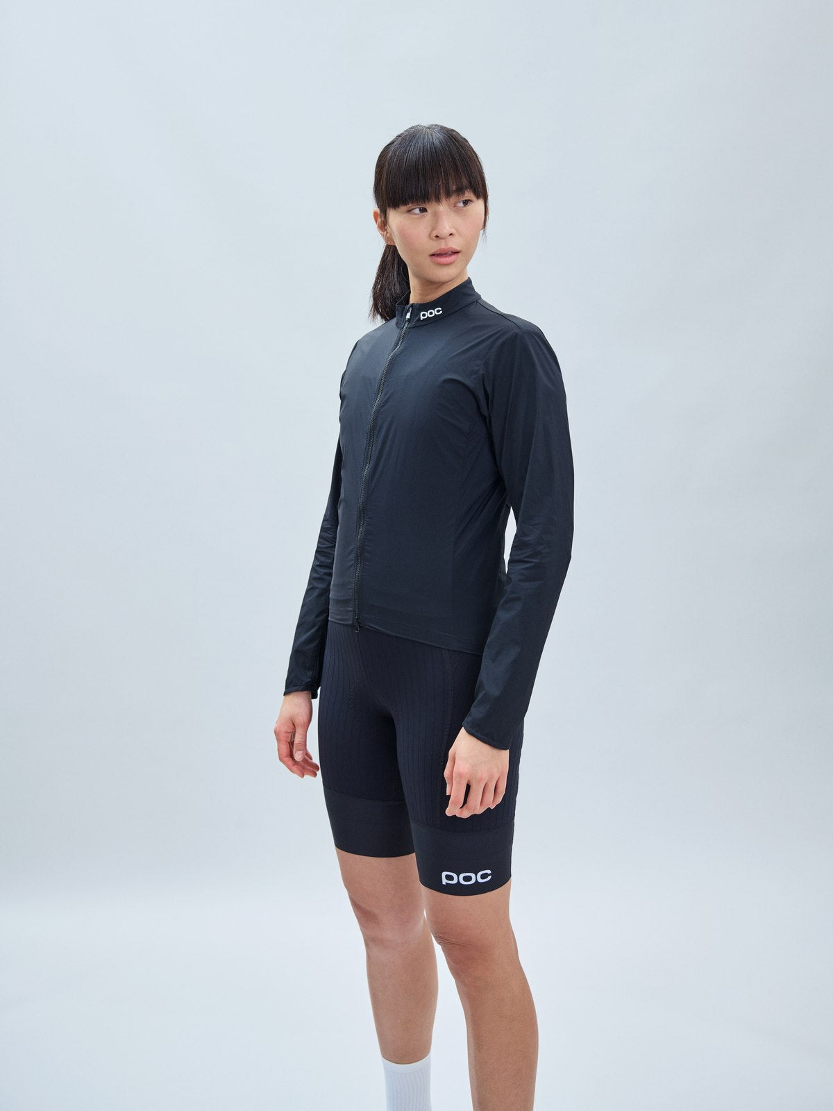 Kurtka rowerowa damska POC W's Essential Splash Jacket czarny