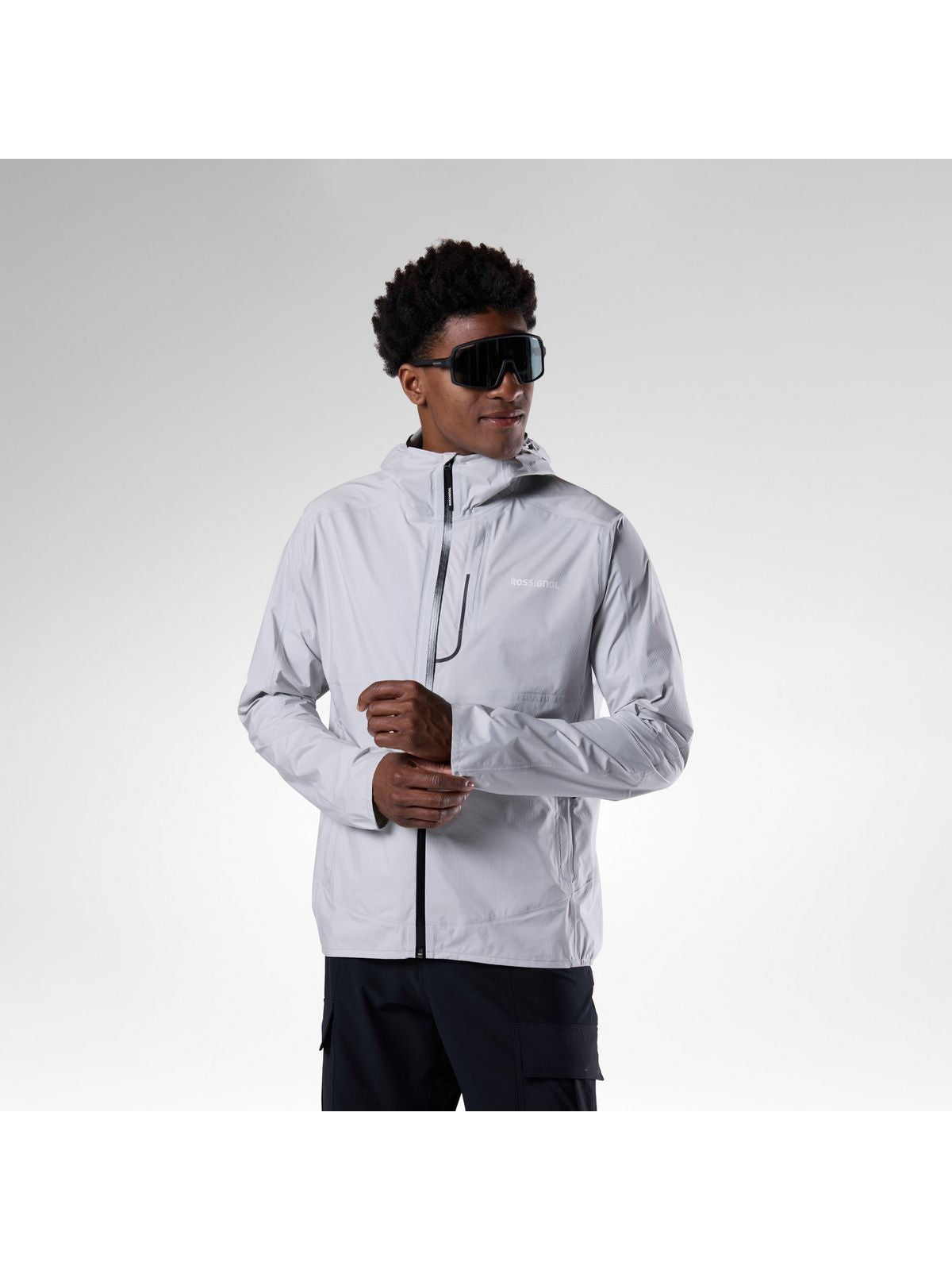 Kurtka męska ROSSIGNOL M Rainproof 2.5L Shell Jkt szara