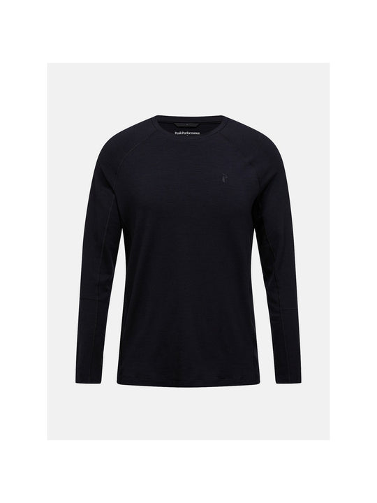 Koszulka termiczna męska PEAK PERFORMANCE Magic Crew Wool-blend Baselayer Men czarna
