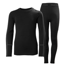 Bielizna termiczna dziecięca HELLY HANSEN JR LIFA MERINO MIDWEIGHT SET czarna
