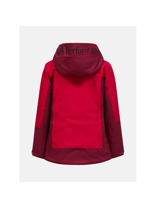 Kurtka PEAK PERFORMANCE W Rider Tech Insulated Jacket bordowy
