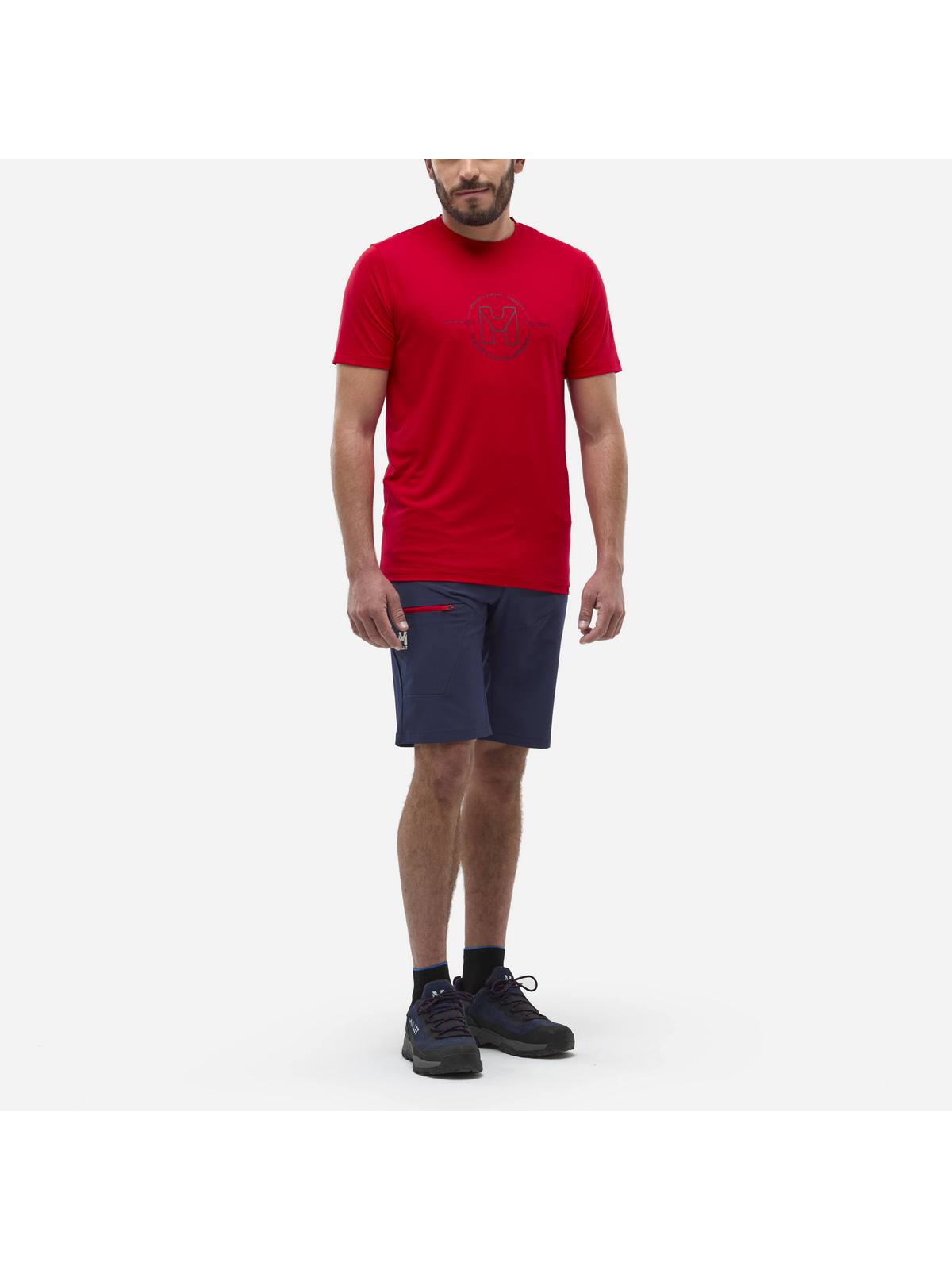 Koszulka MILLET UBIC LIGHT TS SS M czerwony - Adventure Sports