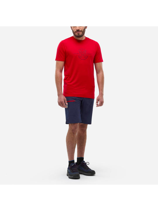 Koszulka MILLET UBIC LIGHT TS SS M czerwony - Adventure Sports
