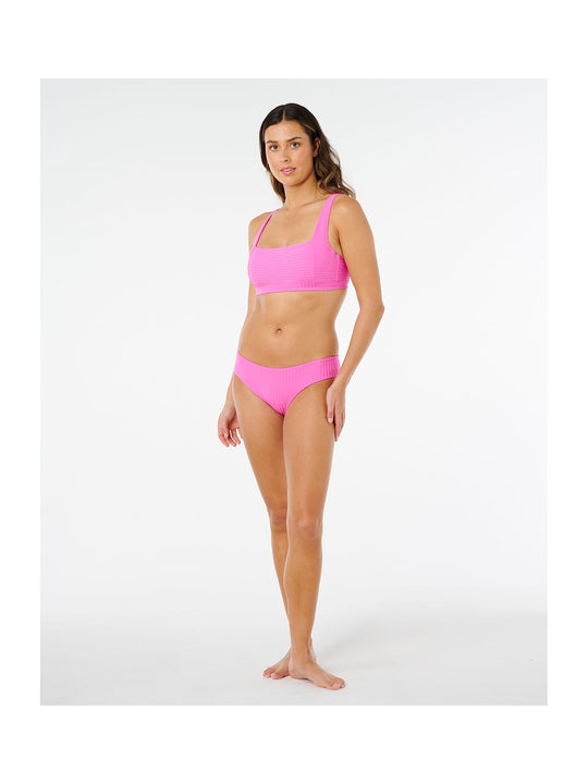 Stanik damski RIP CURL Premium Surf D-Dd Crop różowy
