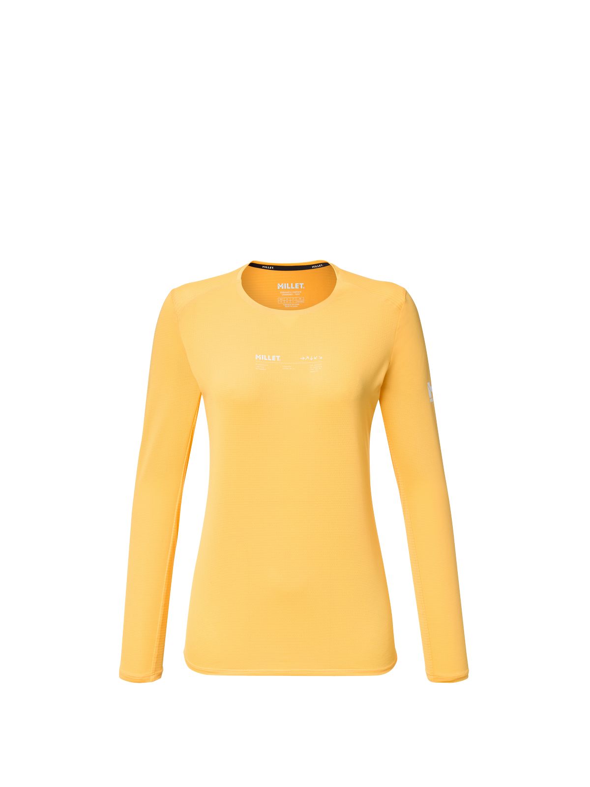 Koszulka damska MILLET Intense Ts Ls W żółta