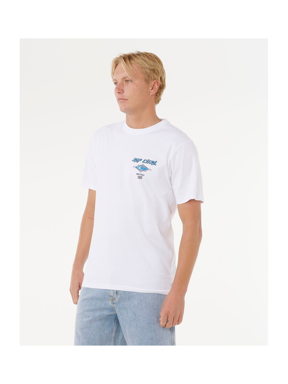 Koszulka RIP CURL Fade Out Icon Tee biała