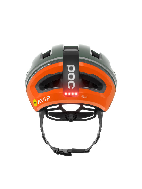 Kask rowerowy POC Omne Beacon MIPS zielono pomarańczowy - Adventure Sports
