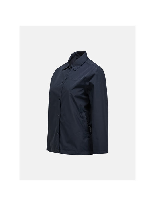 Kurtka Peak Performance W 2L Coach Jacket czarny - Adventure Sports
