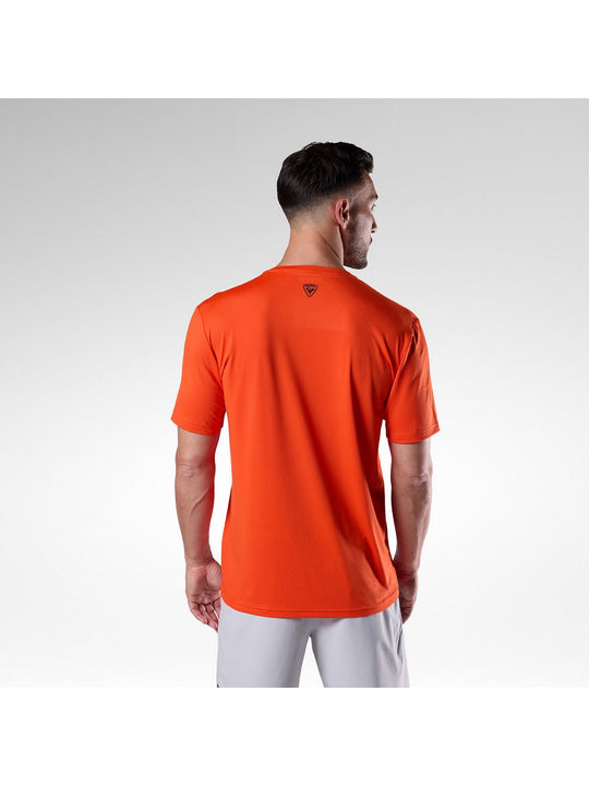 Koszulka męska ROSSIGNOL M Graphic Active Tee pomarańczowa
